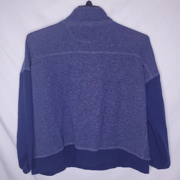 Vineyard Vines Sweater Womens XL Blue Knit Pullover 1/4 Zip - Picture 5 of 11